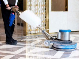 Brillo duradero servicios de pulido de suelos por empresas de limpieza
